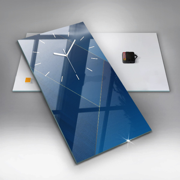 Modern vertical wall clock Decorative abstraction