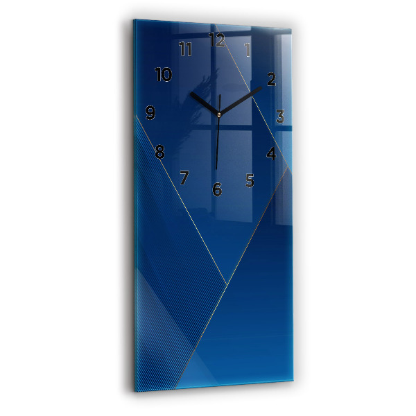Modern vertical wall clock Decorative abstraction