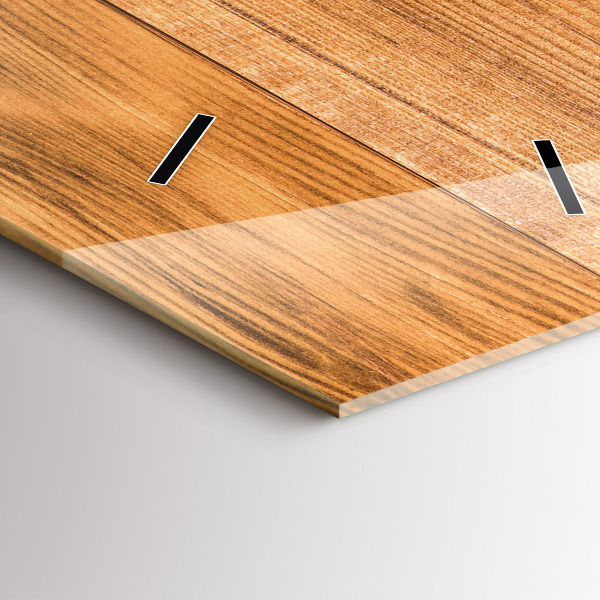 Modern vertical wall clock Wooden boards