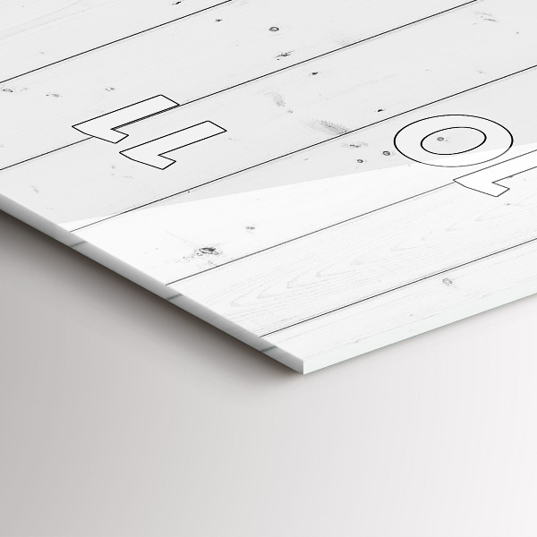 Modern vertical wall clock Wooden panels pattern