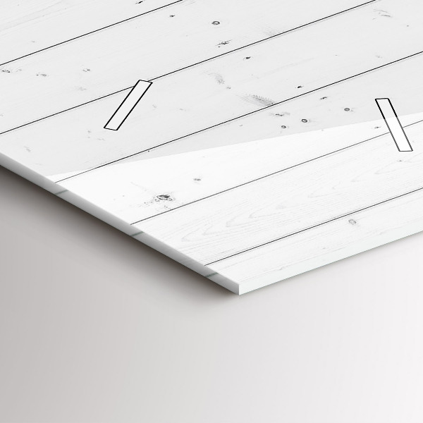 Modern vertical wall clock Wooden panels pattern