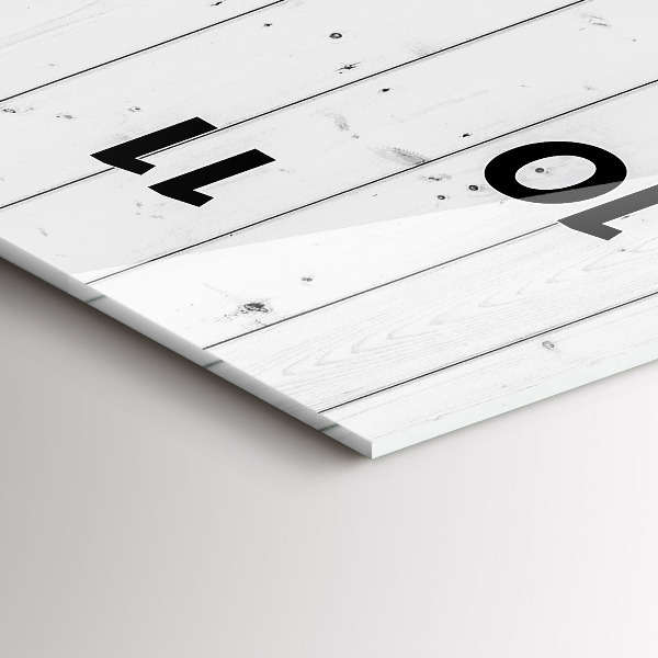 Modern vertical wall clock Wooden panels pattern