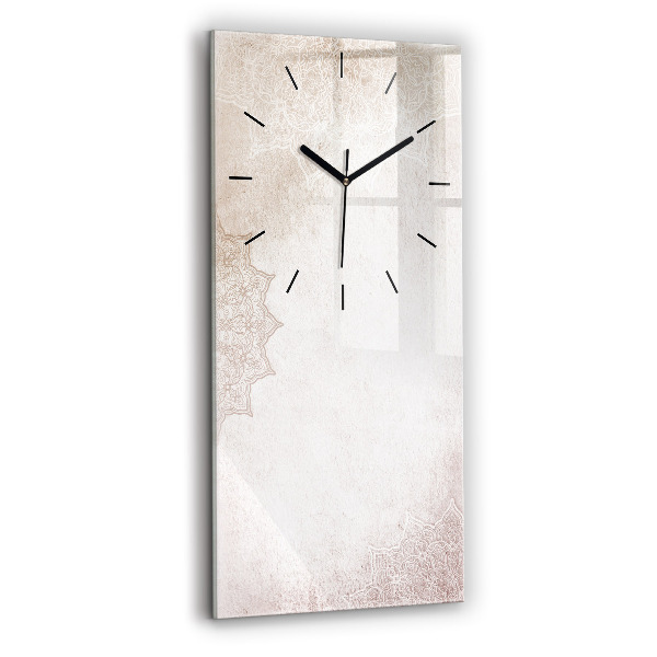 Modern vertical wall clock Decorative pattern