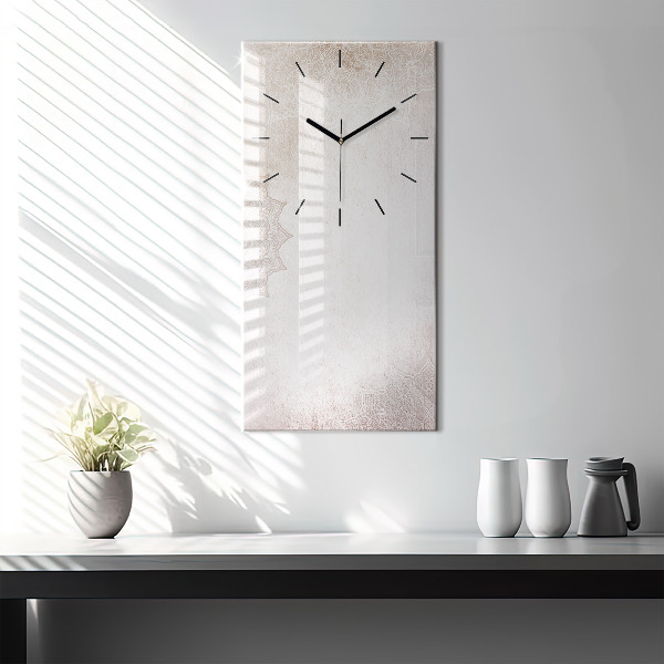 Modern vertical wall clock Decorative pattern