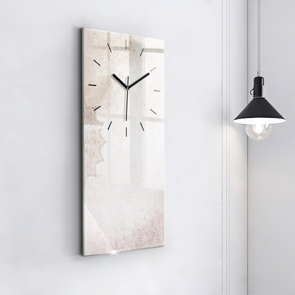 Modern vertical wall clock Decorative pattern