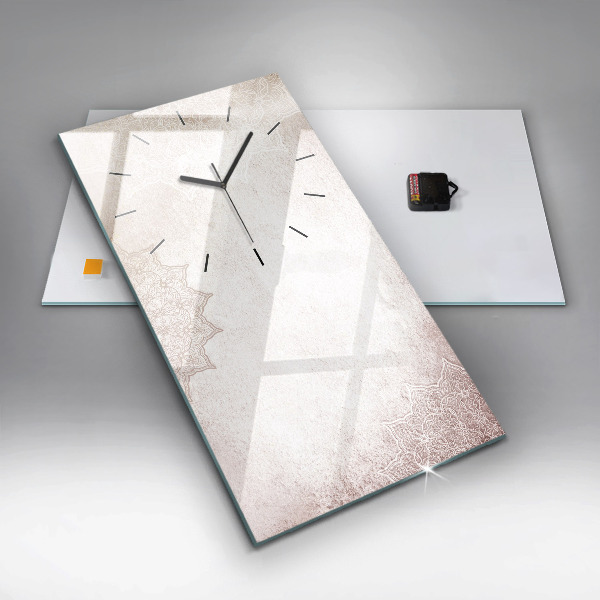 Modern vertical wall clock Decorative pattern