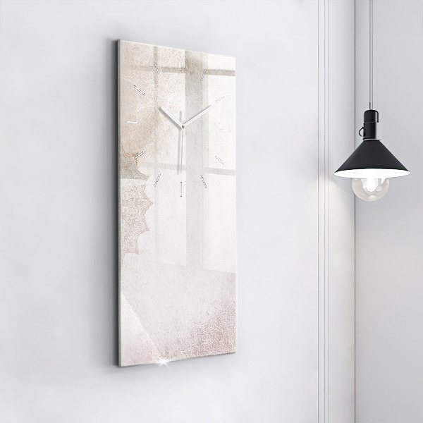 Modern vertical wall clock Decorative pattern