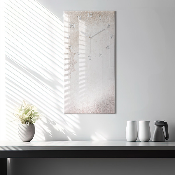 Modern vertical wall clock Decorative pattern