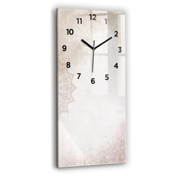 Modern vertical wall clock Decorative pattern