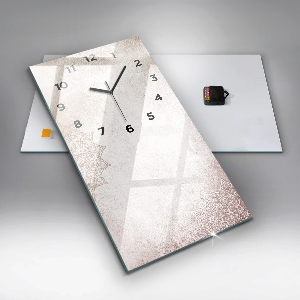 Modern vertical wall clock Decorative pattern