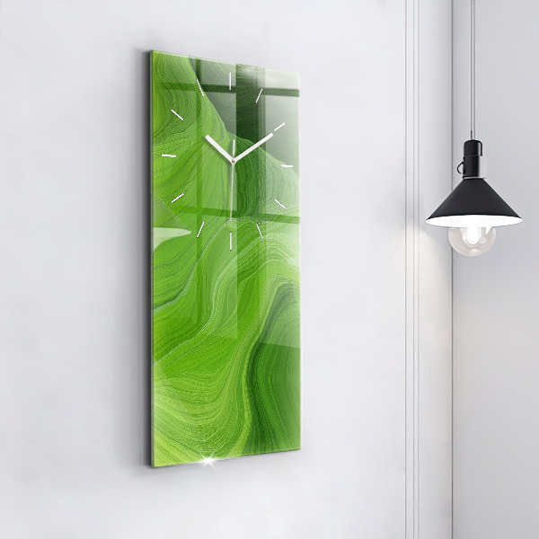 Modern vertical wall clock Modern waves
