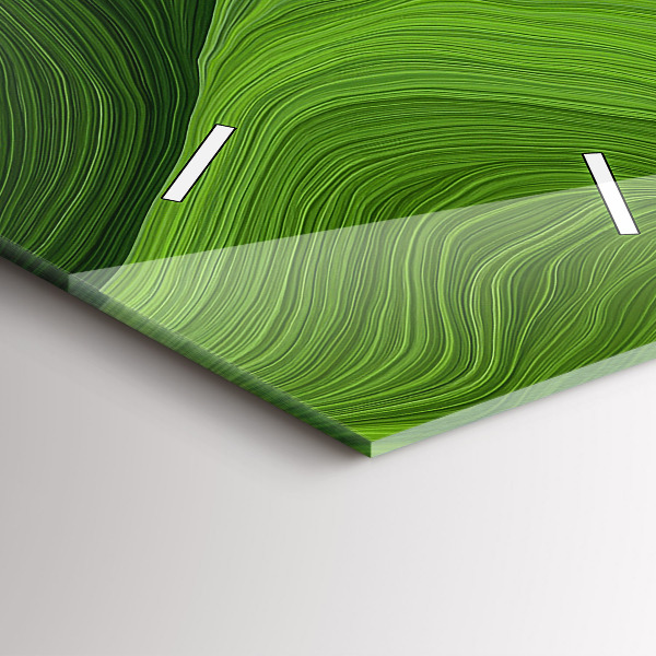 Modern vertical wall clock Modern waves