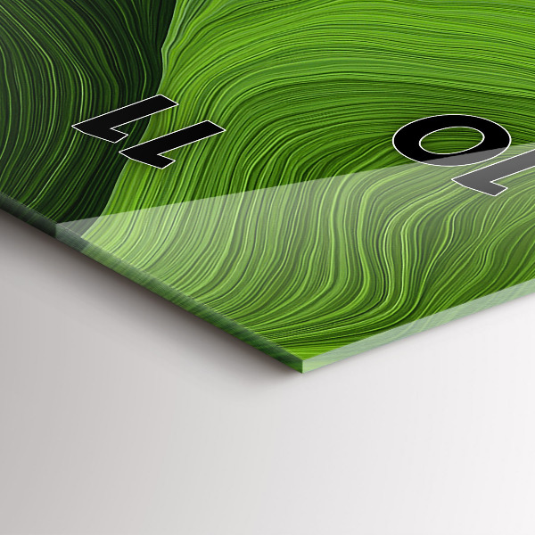 Modern vertical wall clock Modern waves