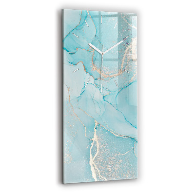 Modern vertical wall clock Decorative marble