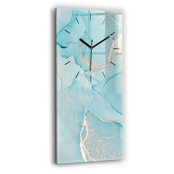 Modern vertical wall clock Decorative marble