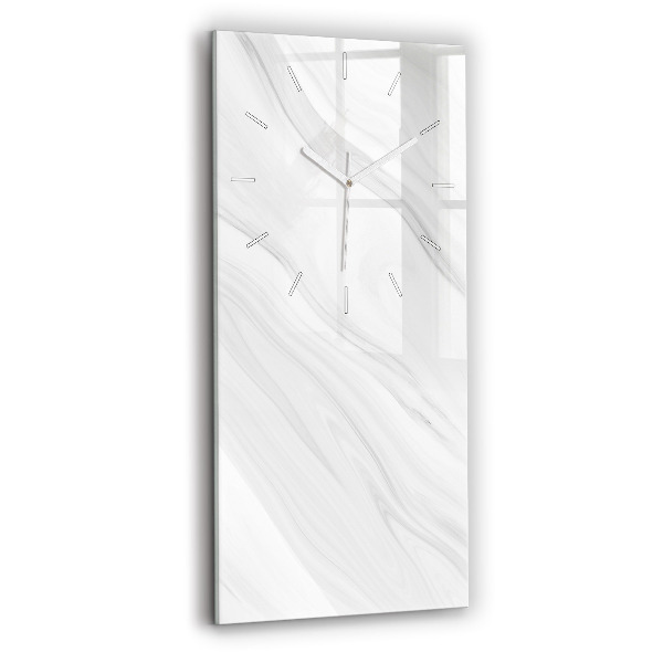 Modern vertical wall clock Decorative marble