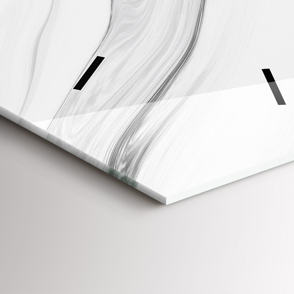 Modern vertical wall clock Decorative marble