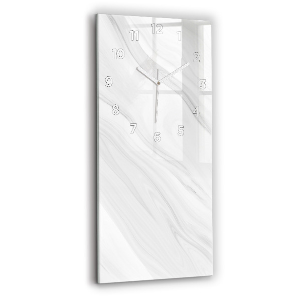 Modern vertical wall clock Decorative marble