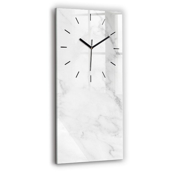 Modern vertical wall clock Elegant marble
