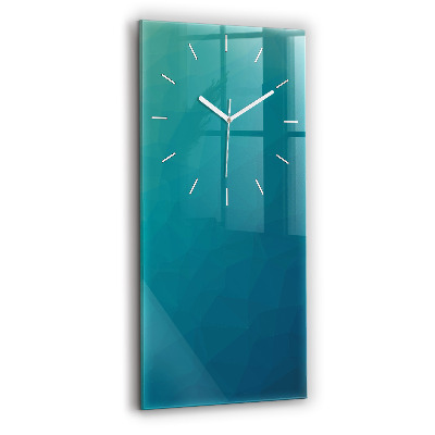 Modern vertical wall clock Sea abstraction