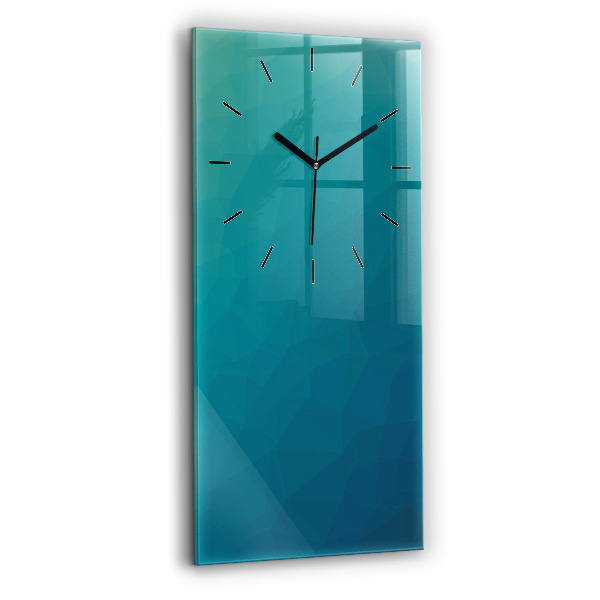 Modern vertical wall clock Sea abstraction