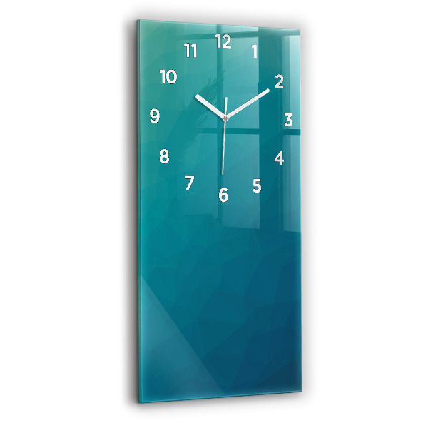 Modern vertical wall clock Sea abstraction
