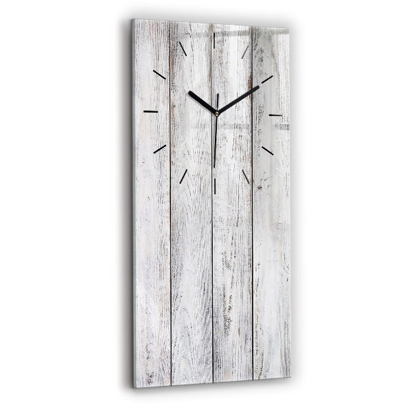 Modern vertical wall clock Painted boards