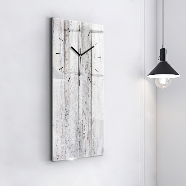 Modern vertical wall clock Painted boards