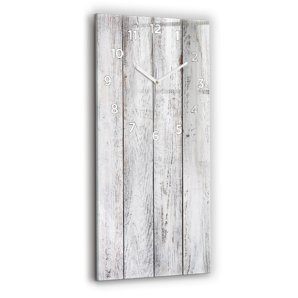 Modern vertical wall clock Painted boards