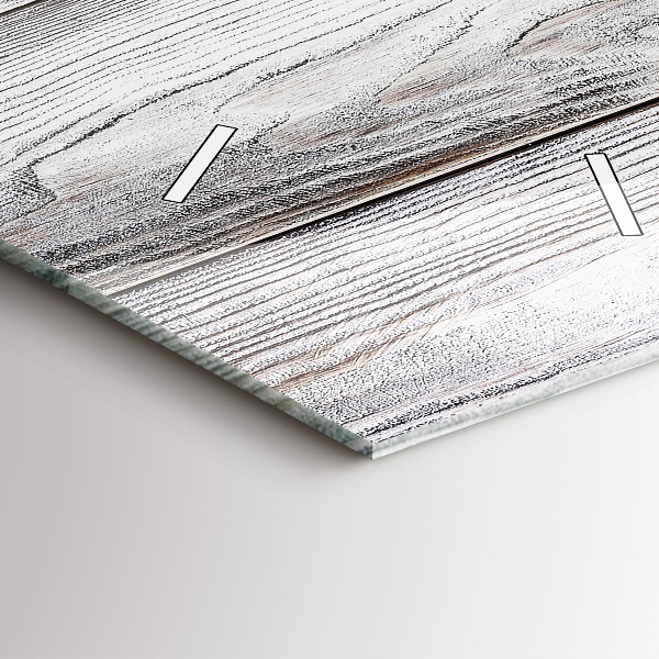 Modern vertical wall clock Painted boards
