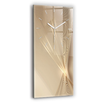 Modern vertical wall clock Abstract light