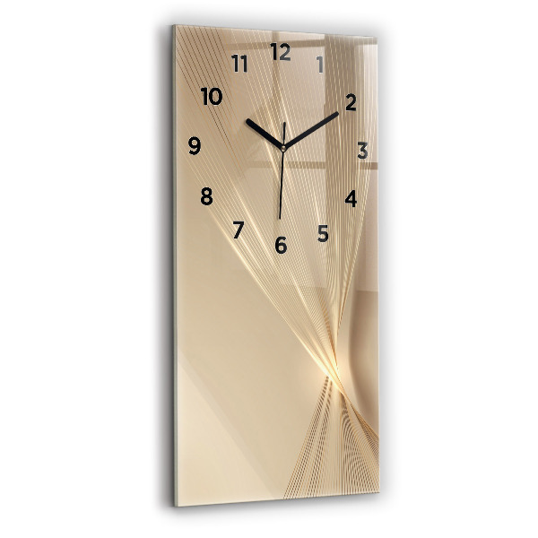 Modern vertical wall clock Abstract light