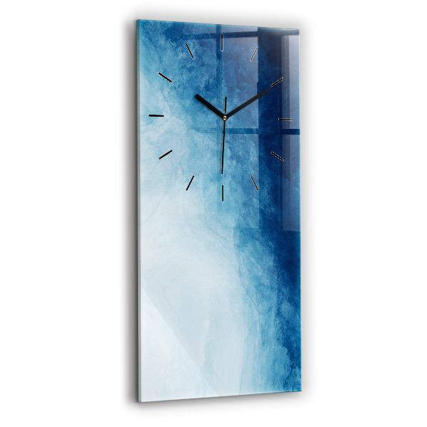 Modern vertical wall clock Abstraction water