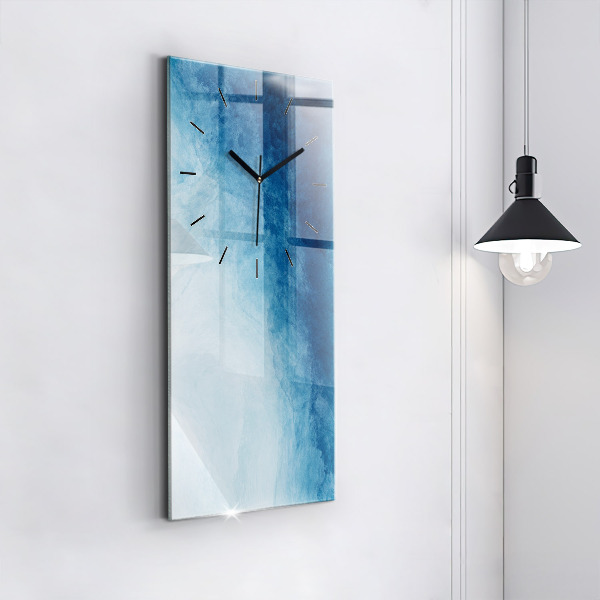 Modern vertical wall clock Abstraction water