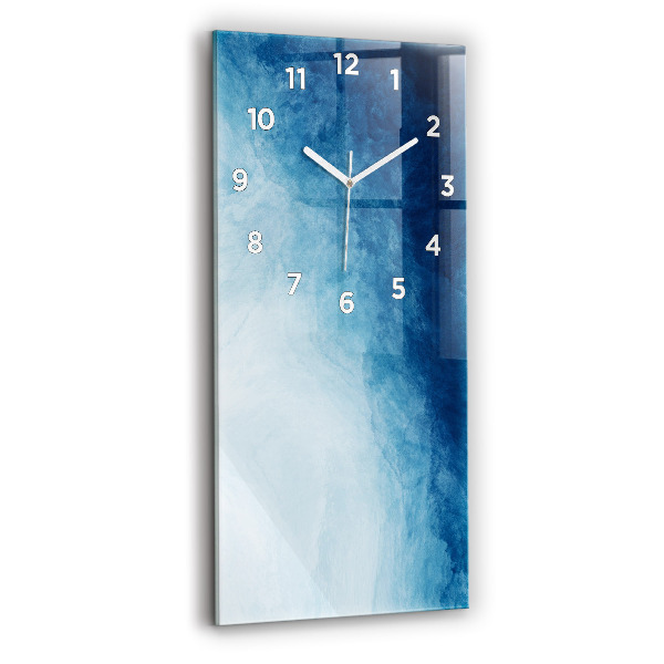 Modern vertical wall clock Abstraction water