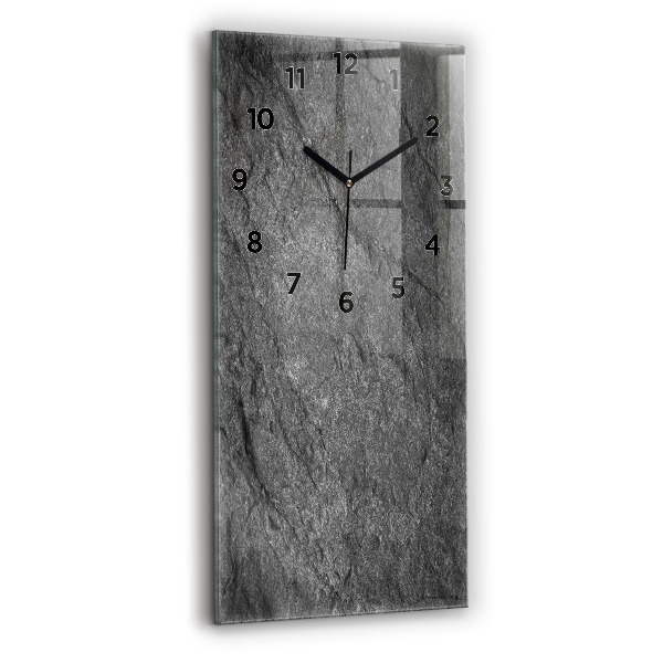 Modern vertical wall clock Volcanic rock