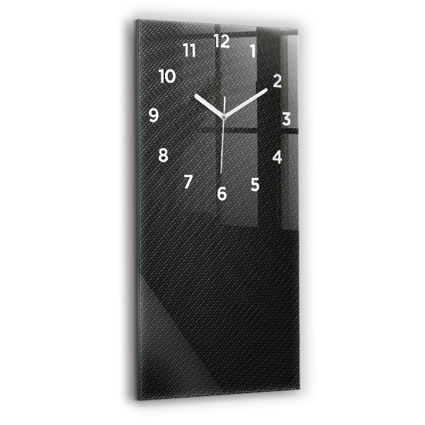 Modern vertical wall clock Dark abstraction