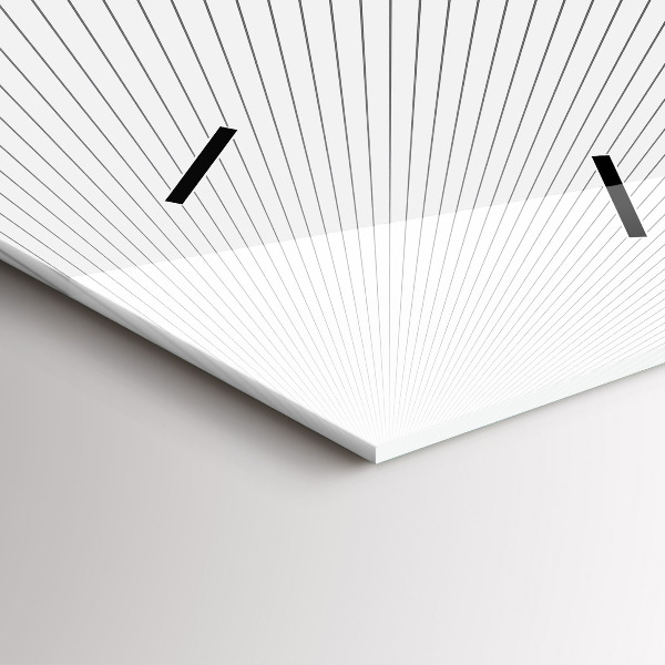 Modern vertical wall clock Abstraction lines