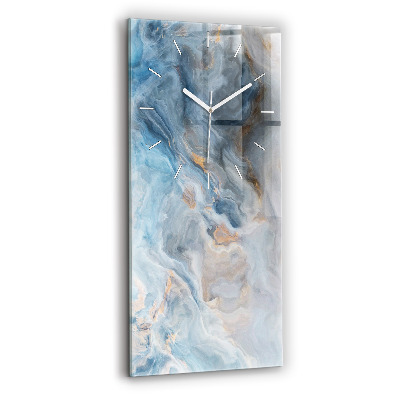 Modern vertical wall clock Marble pattern