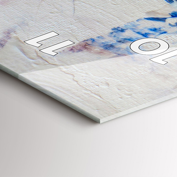 Modern vertical wall clock Abstract paint texture