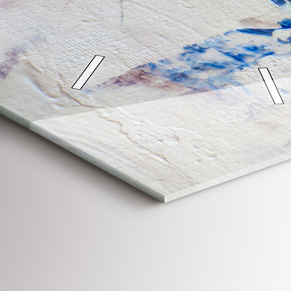 Modern vertical wall clock Abstract paint texture