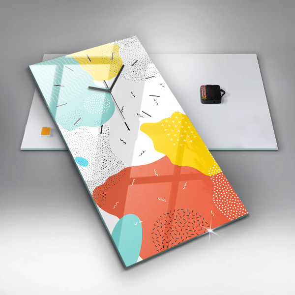 Modern vertical wall clock POP Abstraction