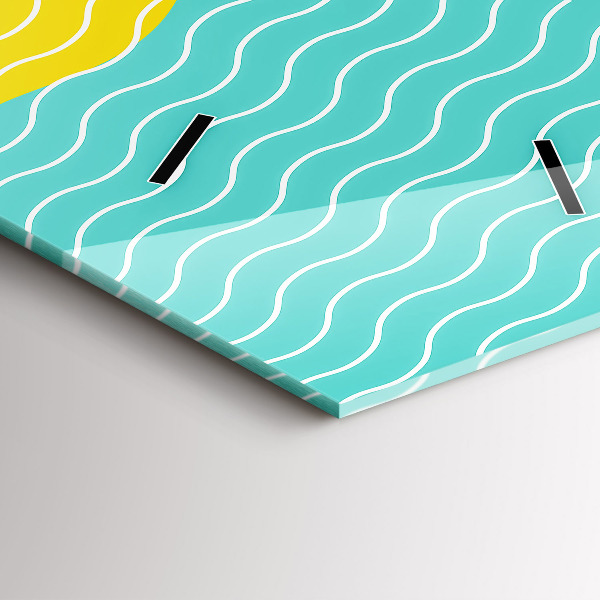 Modern vertical wall clock POP Abstraction