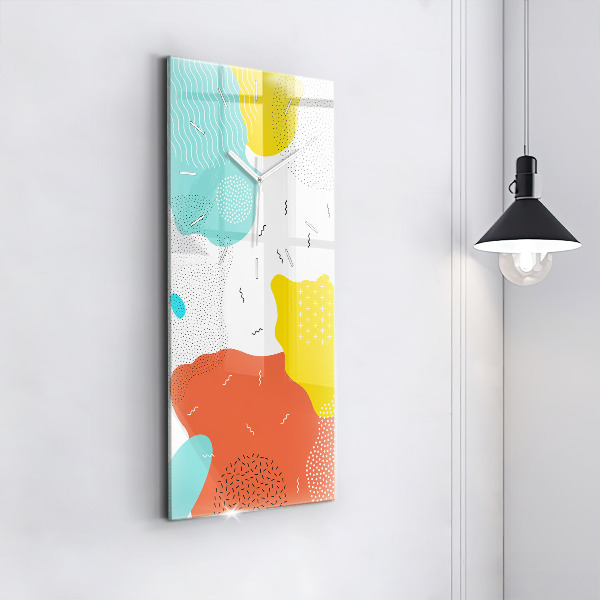 Modern vertical wall clock POP Abstraction