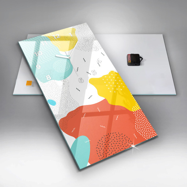 Modern vertical wall clock POP Abstraction