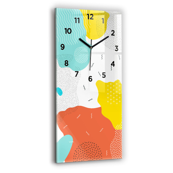 Modern vertical wall clock POP Abstraction