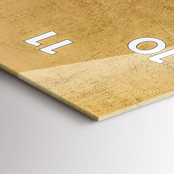 Modern vertical wall clock Decorative canvas