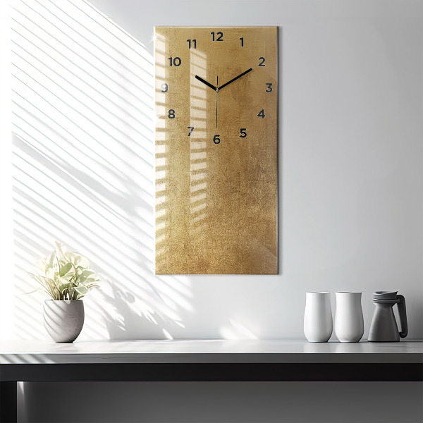 Modern vertical wall clock Decorative canvas