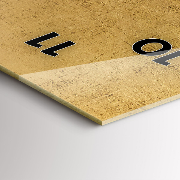 Modern vertical wall clock Decorative canvas