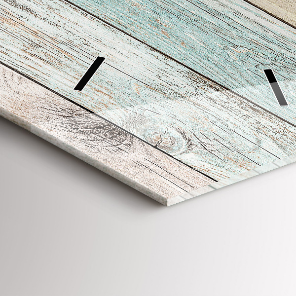 Modern vertical wall clock Colorful boards